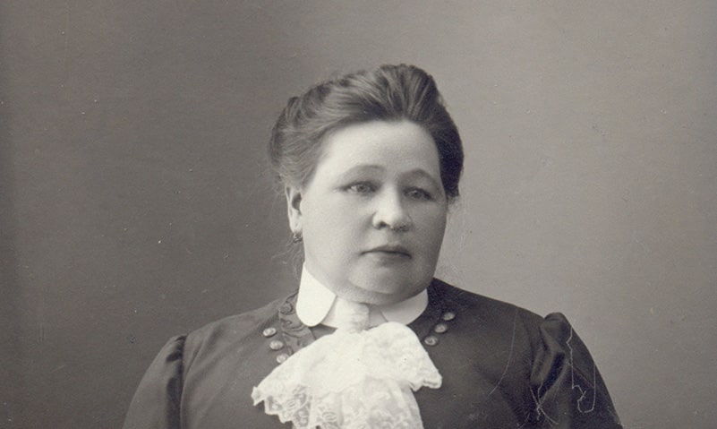 Фотоателье Н.Сажина. Прасковья Петровна Жадина. 1914 г.